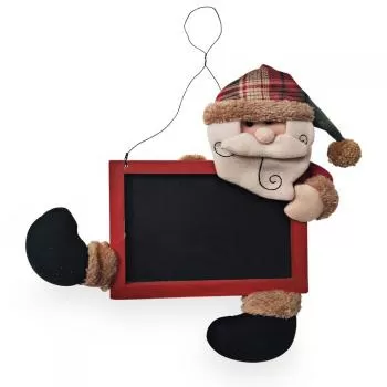 imagem de Acessrio Natal Papai Noel com Lousa 33cm - Niazitex
