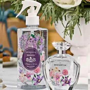 imagem de Água de Passar Bridgerton Peônias e Chás 510ml  - Dani Fernandes