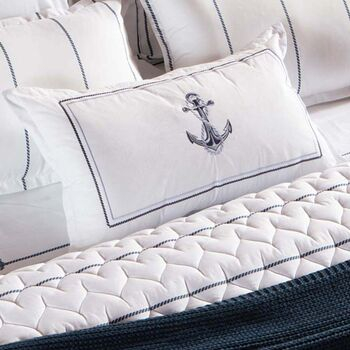imagem de Almofada Avulsa 300 Fios Angra dos Reis �ncora 35x60cm - Naturalle Fashion