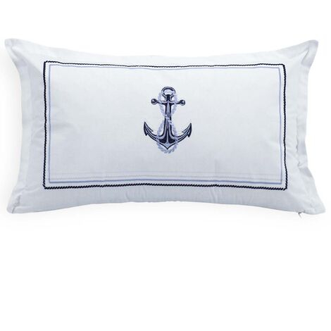 imagem do produto Almofada Avulsa 300 Fios Angra dos Reis �ncora 35x60cm - Naturalle Fashion