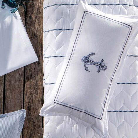 imagem do produto Almofada Avulsa 300 Fios Angra dos Reis �ncora 35x60cm - Naturalle Fashion