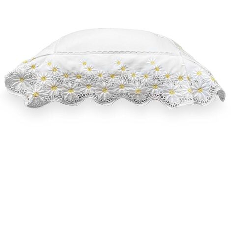 imagem do produto Almofada Avulsa 300 Fios Margaridas 35x45cm - Marken Fassi