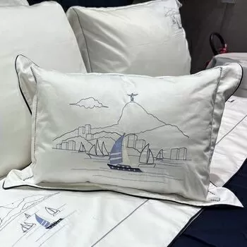 imagem de Almofada Avulsa 300 Fios Rio - Marken Fassi