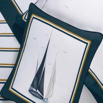 imagem de Almofada Avulsa 300 Fios Veleiro 45x45cm - Trussardi