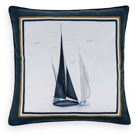 imagem do produto Almofada Avulsa 300 Fios Veleiro 45x45cm - Trussardi