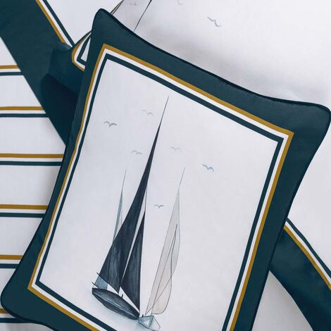 imagem do produto Almofada Avulsa 300 Fios Veleiro 45x45cm - Trussardi