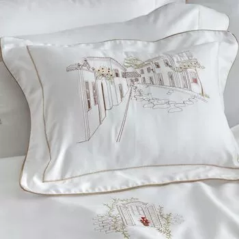imagem de Almofada Avulsa 300 Fios Vila de Minas 35x45cm - Marken Fassi