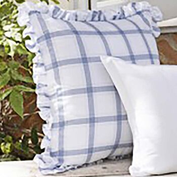 imagem de Almofada Avulsa Babado Jardim de Toile 45x45cm - Naturalle Fashion
