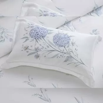 imagem de Almofada Avulsa Bambu 300 Fios Ortensie 30x50cm - Trussardi