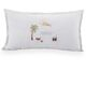 imagem do produto Almofada Avulsa Bordada Mergulho no Mar 35x60cm - Naturalle Fashion