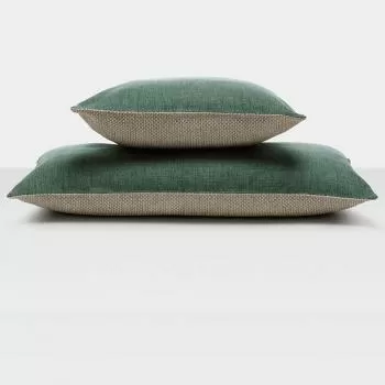 imagem de Almofada Avulsa Duo Esmeralda 35x70cm - Artelassê