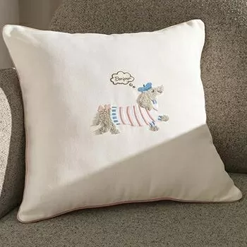 imagem de Almofada Bordada Jolie 45x45cm - Karsten
