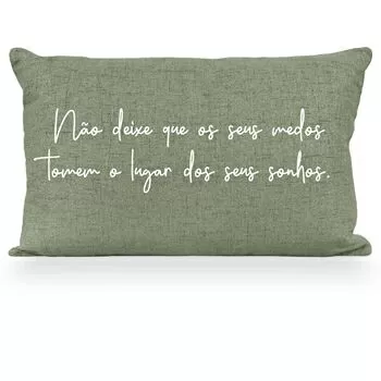 imagem de Almofada Bordado Frase Mod 02 35x52cm 930-175 - Catran