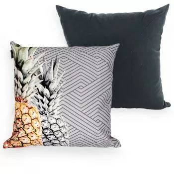 imagem de Almofada Decorativa Abacaxi 1 44x44cm kit 2 peças - Kacyumara