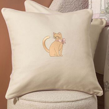 imagem de Almofada Decorativa Bordada Flory 45x45cm - Karsten