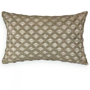 imagem de Almofada Decorativa Crochê Rendado 35x52cm - Catran