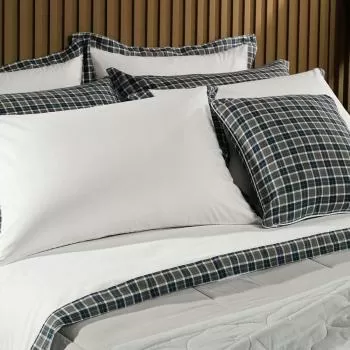 imagem de Almofada Decorativa Flanela Tobias 45x45cm - Karsten