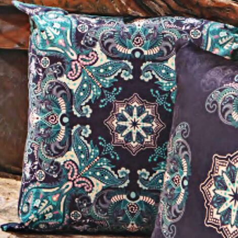 imagem do produto Almofada Decorativa Kannen 1/2 55x55cm kit 2 peas - Kacyumara