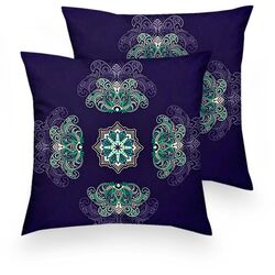 Almofada Decorativa Kannen 2 55x55cm kit 2 peças Estampada