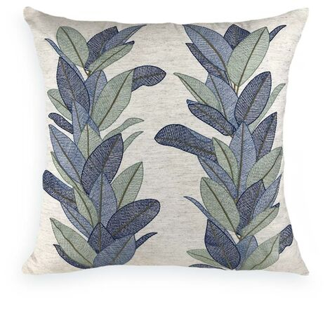 imagem do produto Almofada Decorativa Linho Bordado Fino 139-62 52x52cm - Catran