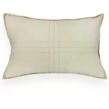 imagem de Almofada Decorativa Linho Cru com Pesponto 30x50cm - Catran