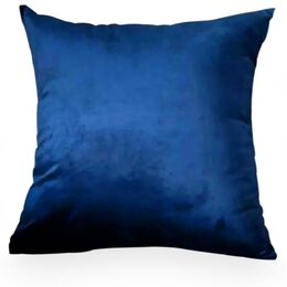 Almofada Decorativa Micromink 43x43cm  Azul Marinho
