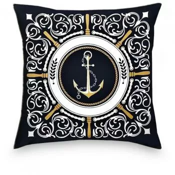 imagem de Almofada Decorativa Nautic 2/3 55x55cm kit 2 peças - Kacyumara
