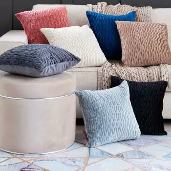 imagem de Almofada Decorativa Quadrada 43x43cm Dunas - Jolitex