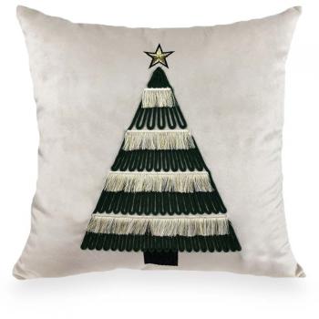 imagem de Almofada Decorativa Quadrada 45x45cm Veludo Natal rvore MOD31 - Catran