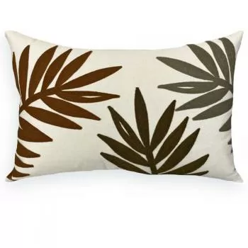 imagem de Almofada Decorativa Sarja com Bordado Chenille 35x58cm - Catran