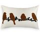imagem do produto Almofada Decorativa Sarja com Bordado Chenille Pssaros 35x52cm - Catran