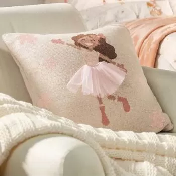 imagem de Almofada Decorativa Tricot Daisy 40x40cm - Karsten