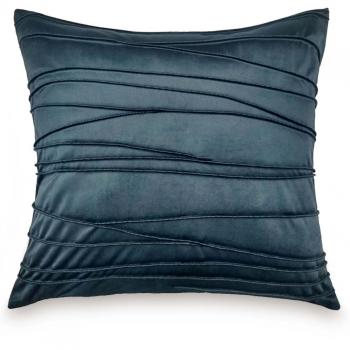 imagem de Almofada Decorativa Veludo Connection Nervuras 9322 50x50cm - Muguet Home