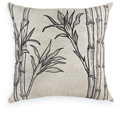imagem do produto Almofada Linho Borbado Fino Bamb 52x52cm - Catran