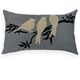 imagem do produto Almofada Linho Bordado Chenille P�ssaro 25x52cm 165-20 - Catran