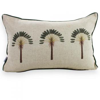 imagem de Almofada Linho Cru Coqueiro 932-01 35x52cm - Catran