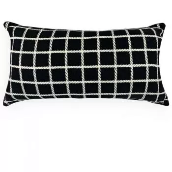 imagem de Almofada Love by the Sun and Moon Lã Xadrez 35x70cm - Muguet Home