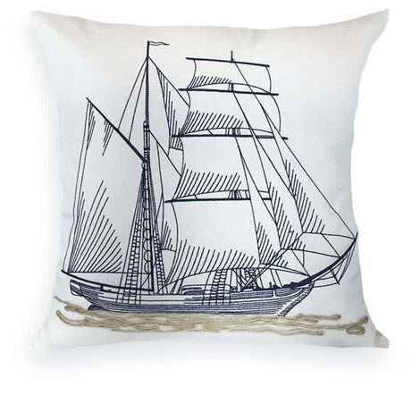 imagem do produto Almofada Rstica Barco Rami 246-37 52x52cm - Catran