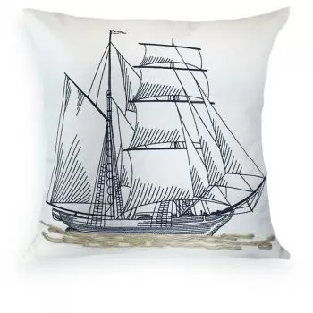 imagem de Almofada Rústica Barco Rami 246-37 52x52cm - Catran