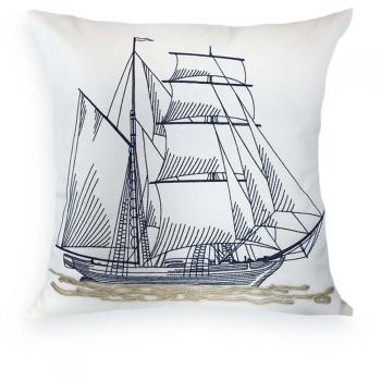 imagem de Almofada Rstica Barco Rami 246-37 52x52cm - Catran