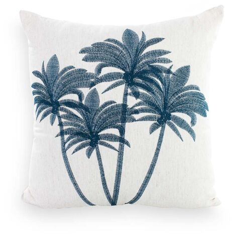 imagem do produto Almofada Rstica Coqueiros Cru 039-24 52x52cm - Catran
