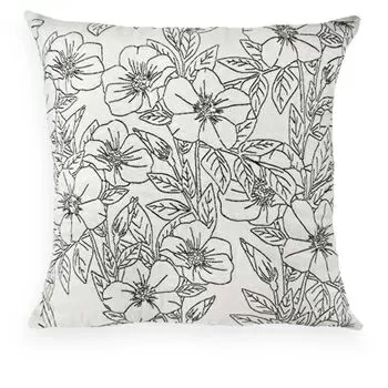 imagem de Almofada Sarja Cru Bordado Fino Pincel Mod 03 52x52cm 052-18 - Catran