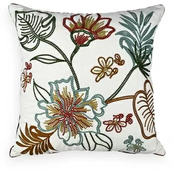 imagem de Almofada Sarja Cru Bordado Ponto Cruz 52x52cm 172-01 - Catran