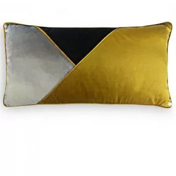 imagem de Almofada Veludo Codes Geométrica 8875 35x70cm - Muguet Home