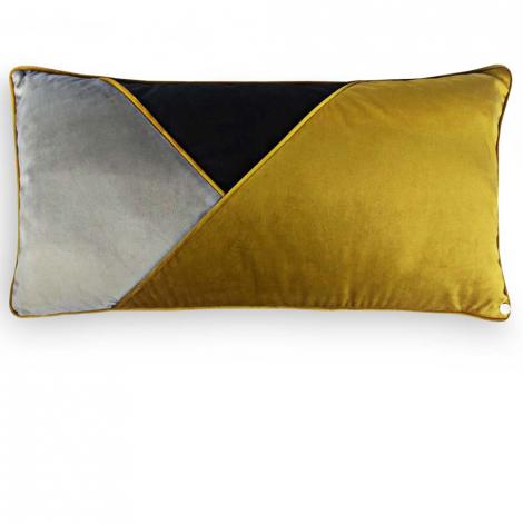 imagem do produto Almofada Veludo Codes Geomtrica 8875 35x70cm - Muguet Home