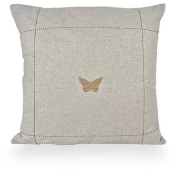 imagem de Almofada Viscose Borboleta Bordado Fino 52x52cm 980-20 - Catran