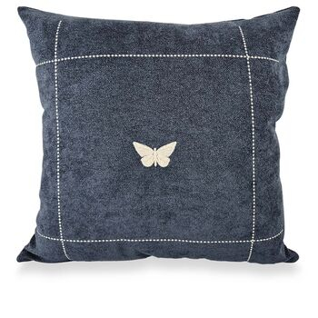 imagem de Almofada Viscose Borboleta Bordado Fino 52x52cm 980-24 - Catran