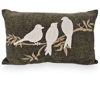 imagem de Almofada Viscose Chenille P�ssaros 35x52cm 980-04 - Catran