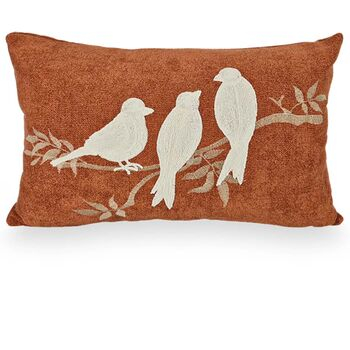 imagem de Almofada Viscose Chenille P�ssaros 35x52cm 980-06 - Catran