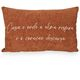 imagem do produto Almofada Viscose Frase Bordado Fino 32x52cm 980-17 - Catran